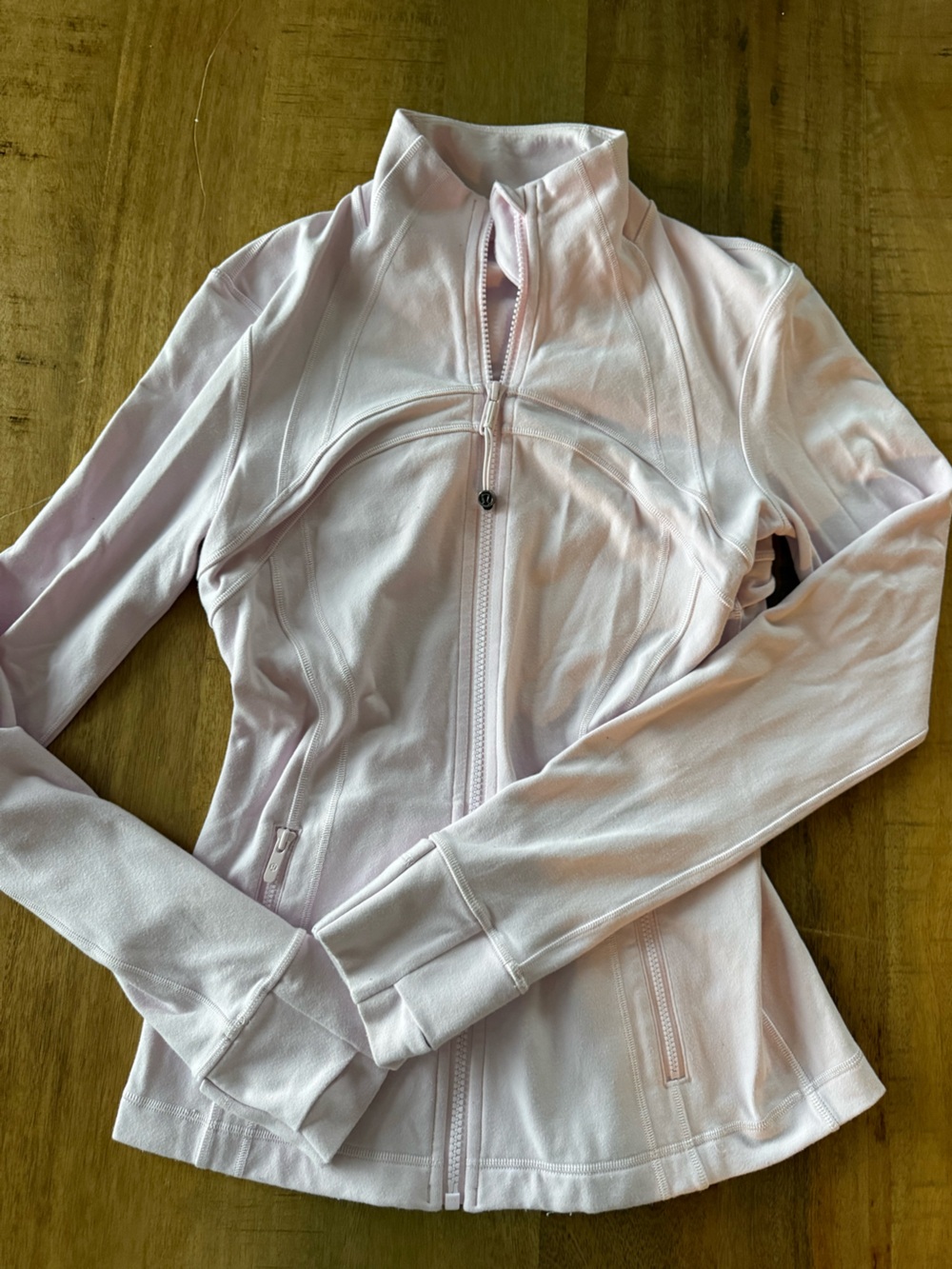 lululemon athletica Soft Light Pink Full-Zip Athletic Jacket